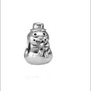 Snowman Pandora Charm